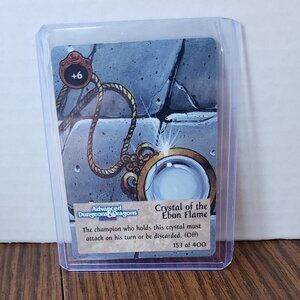 TSR Spellfire CCG 1st Ed. AD&D Crystal Of The Ebon Flame Card #153